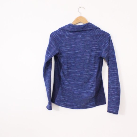 *Columbia Blue Terry 3/4 Zip - Picture 6 of 6